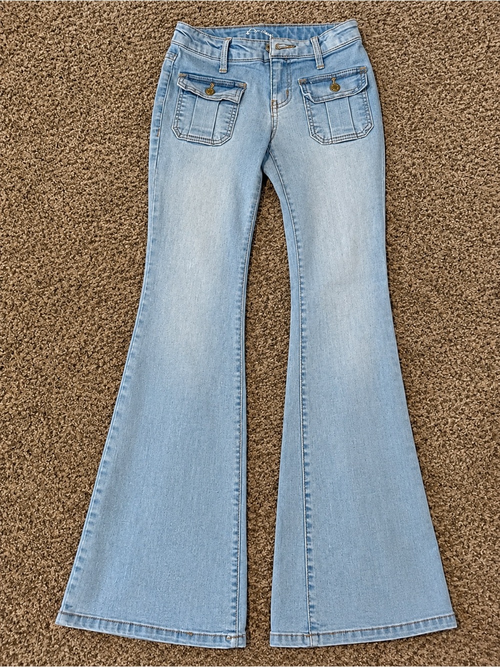 Light Blue Flare girls Jeans size 8